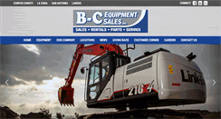 Desktop Screenshot of bcequipment.com